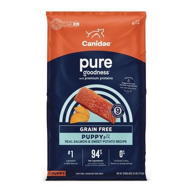 Canidae Grain-Free Salmon and Sweet Potato Puppy Formula Dry Dog Food - 22 Lbs Default Title