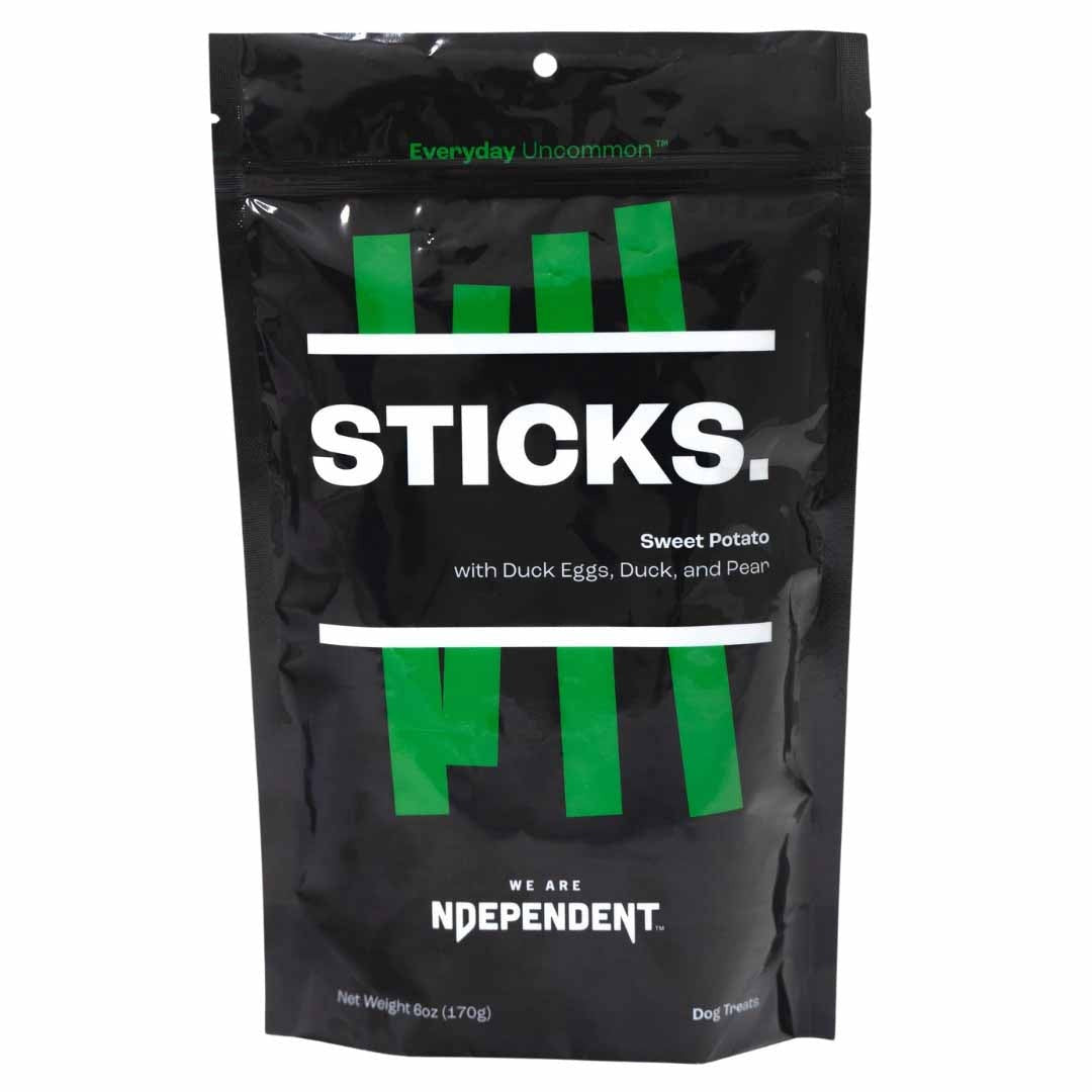 We Are Ndependent Sweet Potato Sticks with Duck Eggs Chewy Dog Treats - 6 Oz