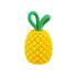 Outward Hound Dental Pineapple Scented Treat-Dispensing Fetch and Tug Dog Toy - Yellow