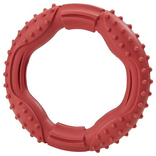 Ethical SPOT Barret Tough Ring Fetch and Chew Rubber Dog Toy - 5 Inch