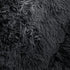 Arlee Rover Shaggy Round Calming Pet Bed - Black - Large - L:36 X W:36 X H:10