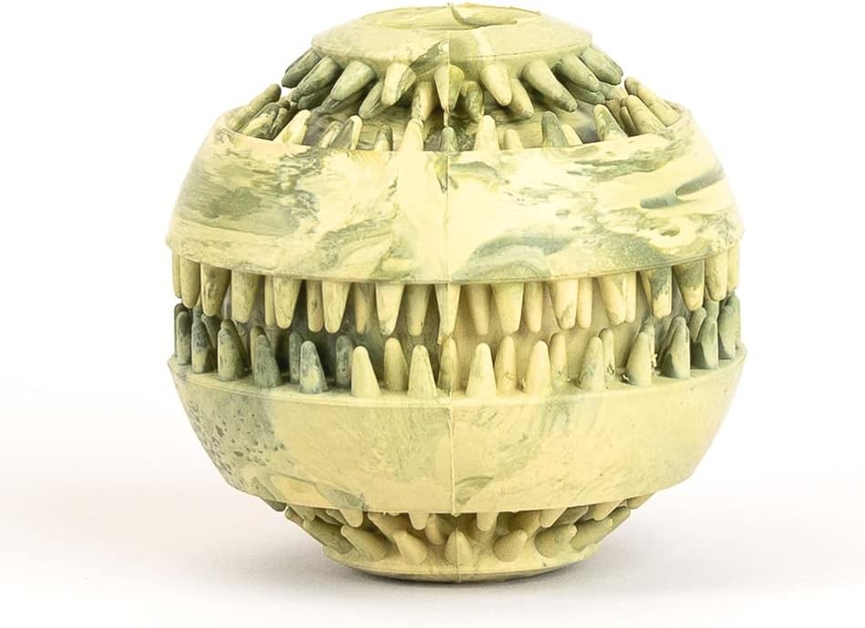 Operation Good Boy Miltary-Grade Bazooka Ball Rubber Fetch and Chew Dog Toy - Camouflage