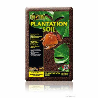 Exo Terra Plantation Soil Coconut Fiber Reptie and Amphibian Terrarium Substrate Loose - 8 Quarts