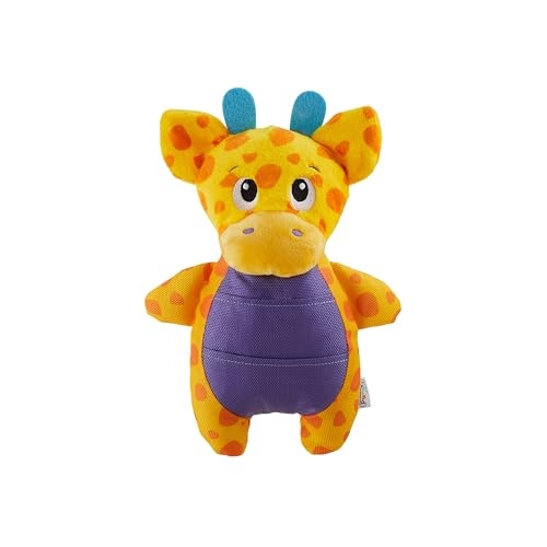 Outward Hound Nina Ottosson Puzzle Palz Giraffe Squeak and Plush Nylon Dog Toy 
