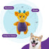 Outward Hound Nina Ottosson Puzzle Palz Giraffe Squeak and Plush Nylon Dog Toy 