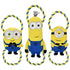 Multipet Minion Double Rope Tug Squeak and Plush Dog Toy - Assorted - Large - 18 Inch