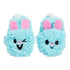 Bark Box Yippy and Skippy Slippies 2-Piece Squeak Crinkle Plush Dog Toy - XS/Small
