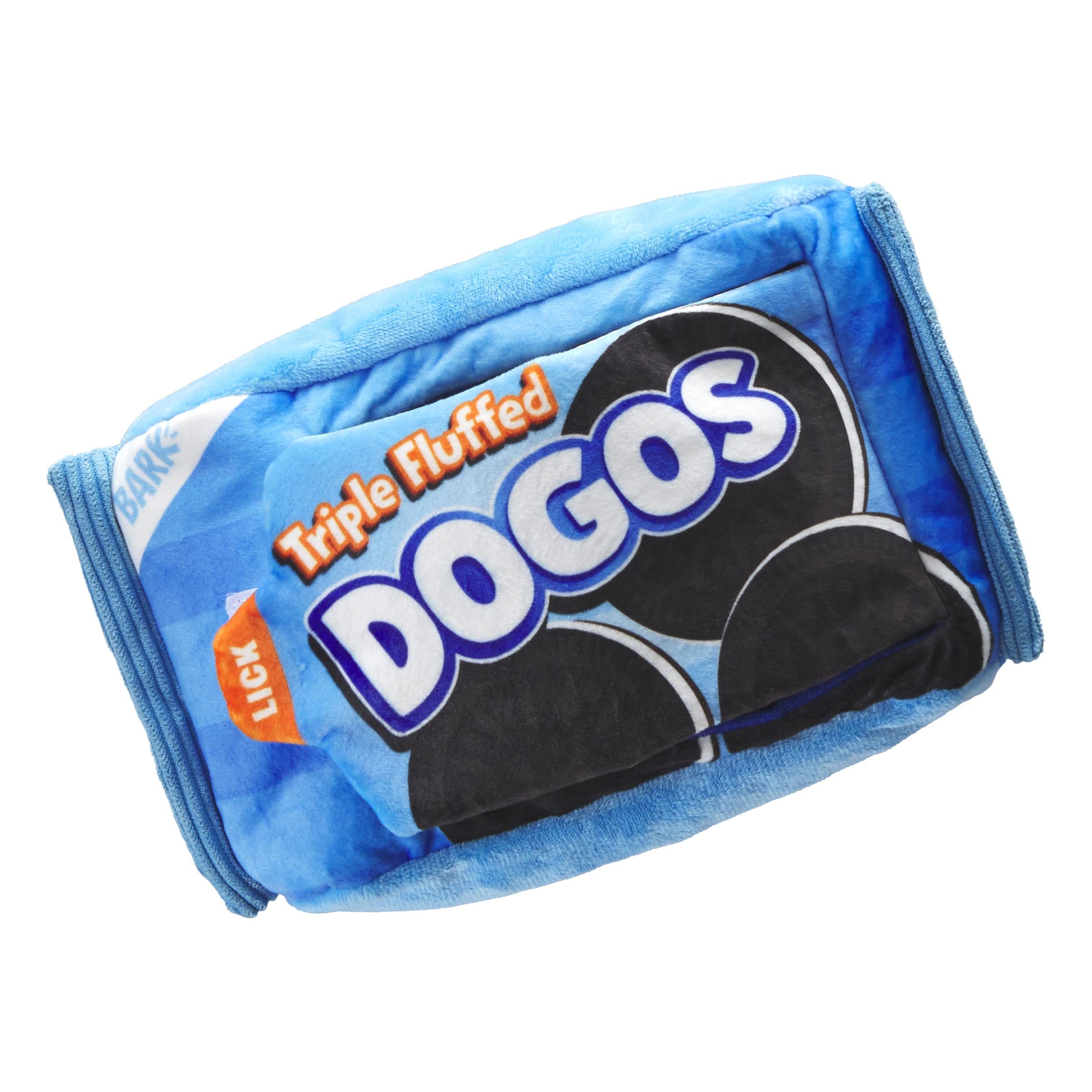 Bark Box Dogo Dunkers Cookie 3-Piece Squeak and Plush Dog Toy - XS/Small