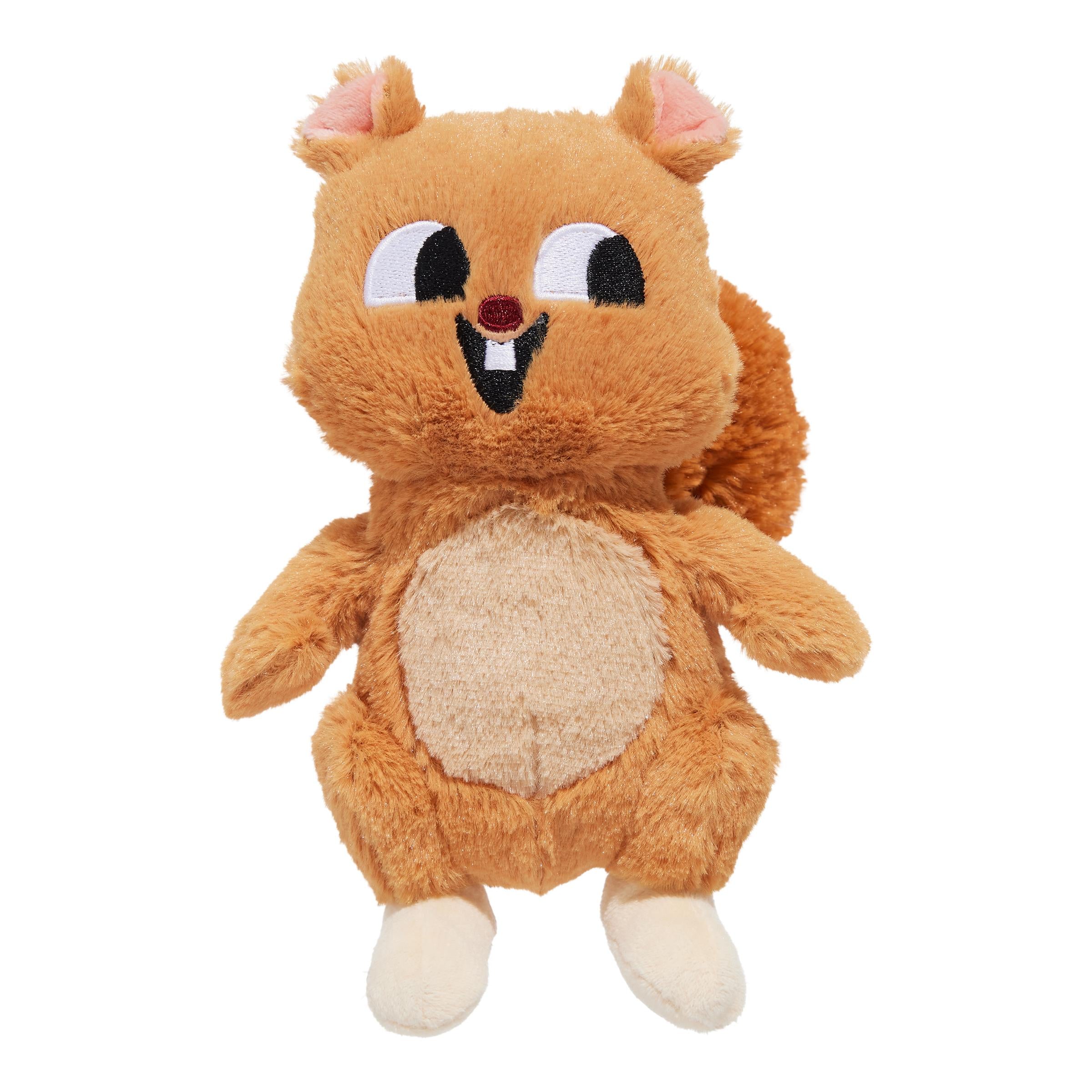 Bark Box Pearl Squirrel Squeak and Plush Dog Toy