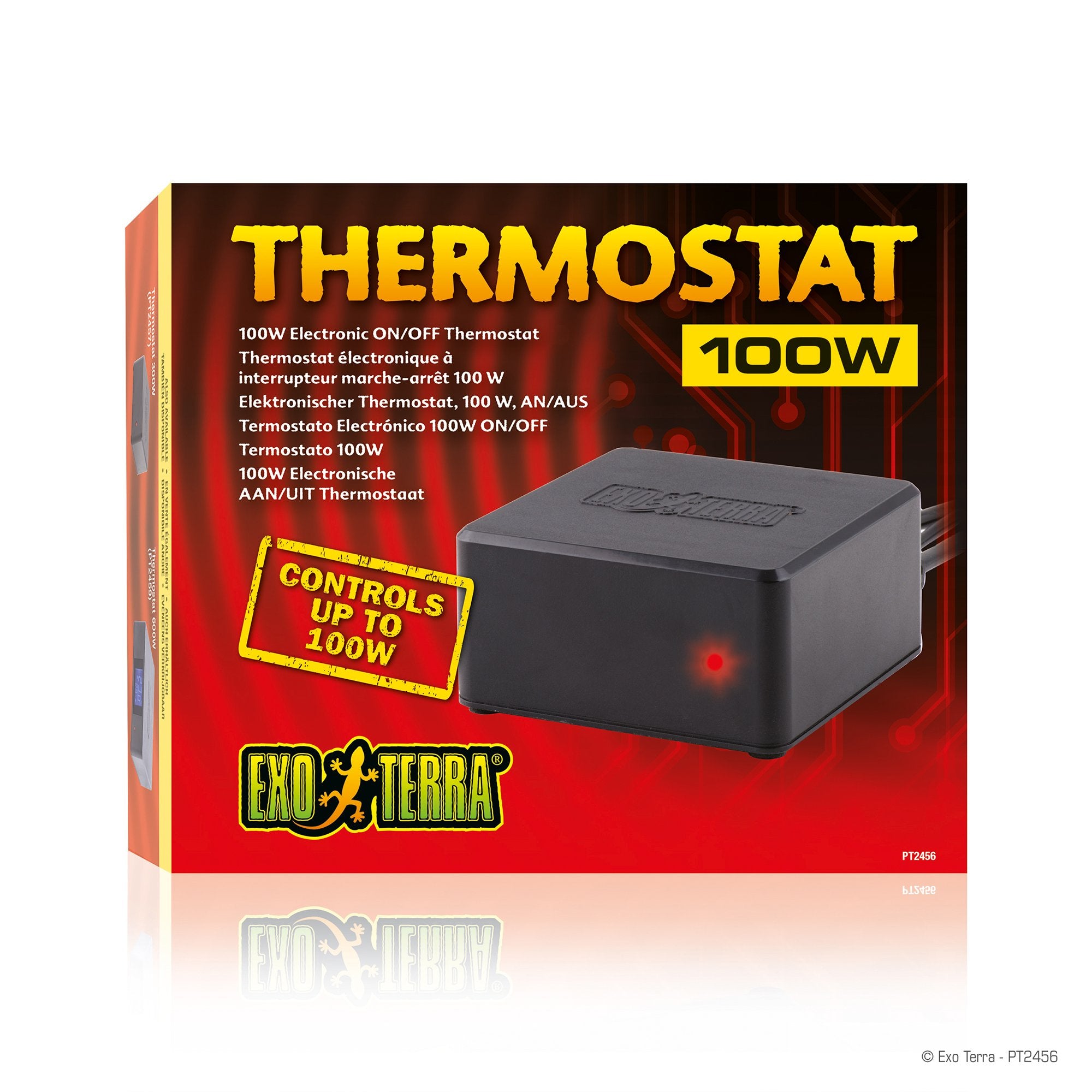 Exo Terra Electronic On/Off Electronic Thermostat Reptile Terrarium Temperature Controller 100 Watt