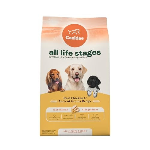 Canidae High-Protein Real Chicken and Ancient Grains All Life Stages Dry Dog Food - 27 Lbs Default Title