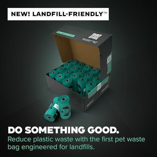 Doggy Do Good Zero Waste Landfill Friendly Recycled Unscented Plastic Dog Wastebags