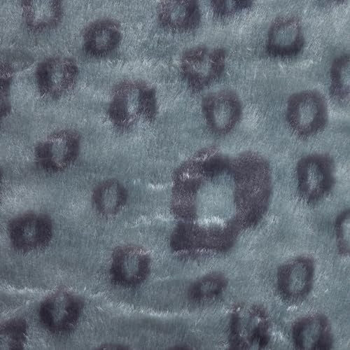 Midwest Homes Reversible Fleece Paw Print Machine Washable Pet Bed Mat - Blue/White