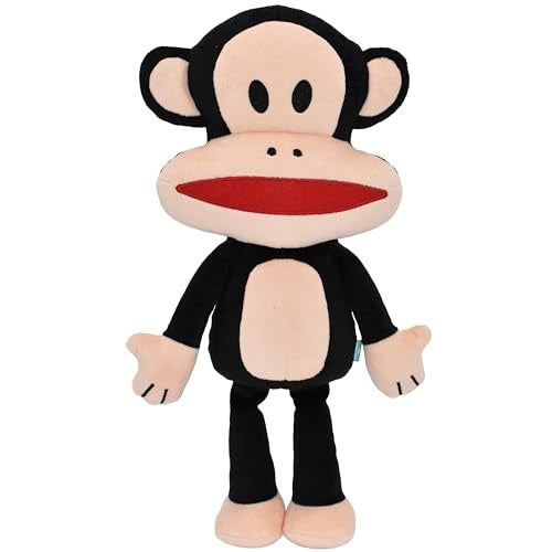Multipet Paul Frank's Julius The Monkey Squeak and Soft Plush Dog Toy - Medium - 12 Inch