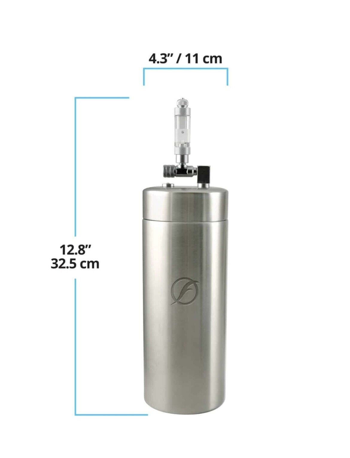Fluval Bio-CO2 Pro Low-Pressure Aquarium CO2 Diffuser System - Up to 66 Gallons or 250 Ltrs