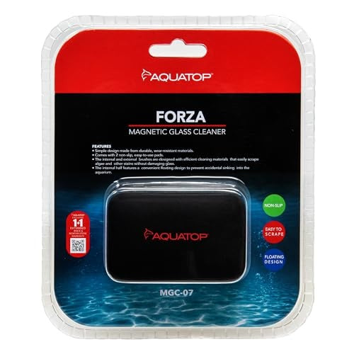 Aquatop Floating Magnetic Glass Cleaner - For 1/4-5/16 Inch Glass - Small Default Title
