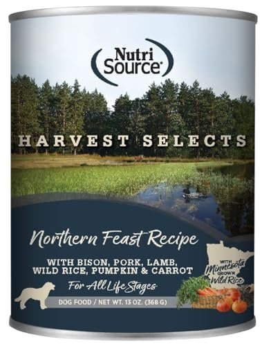 Nutrisource Harvest Selects Northern Feast Recipe Canned Dog Food - 13 Oz - Case of 12