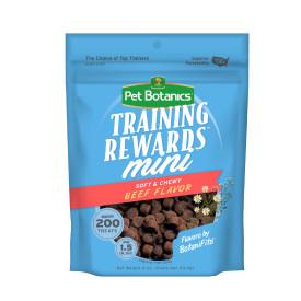 Pet Botanics Training Rewards Grain-Free Beef Soft and Chewy Dog Treats - Mini - 4 Oz  