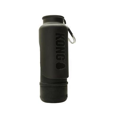 Kong H2O Insulated Travel Pet Water Bottle - Black - 25 Oz  