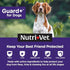 Nutri-Vet Guard+ Waterproof Topical Dog Flea and Tick Prevention Treatment - Dogs 23-44 Lbs - 3 Month Dose - 90 Count