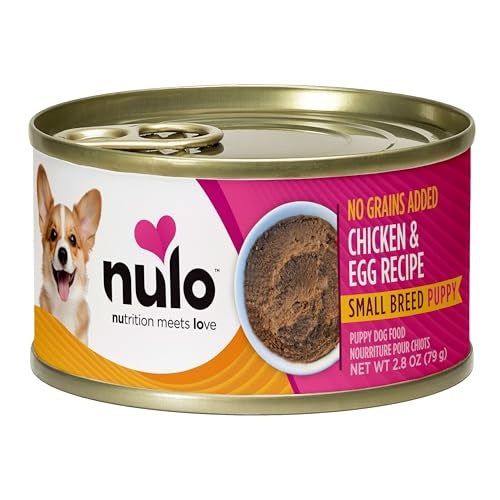 Nulo Grain-Free Chicken and Egg Recipe Small-Breed Puppy Canned Dog Food - 2.8 Oz - Case of 12