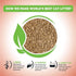 World's Best Cat Litter Poop Fighter Odor Defense Dust-Free Clumping Lemongrass Scented Corn Cat Litter - Case of 3