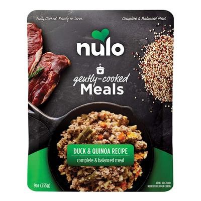 Nulo Gently Cooked Meals Duck Chicken and Quinoa Recipe Adult Wet Dog Food Pouch - 9 Oz Default Title