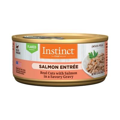 Instinct Grain-Free Flaked Salmon Entree in Gravy Wet Canned Cat Food 5.5 Oz - Case of 12