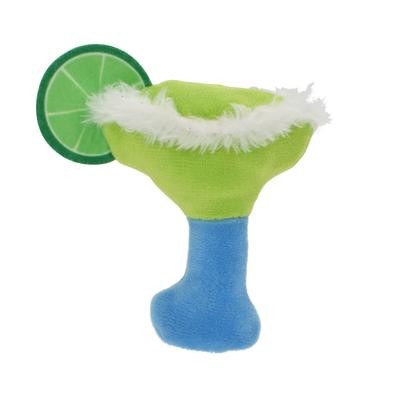 Multipet Margaritaville Margarita Salt and Lime Plush Catnip Cat Toy - 3 Pack