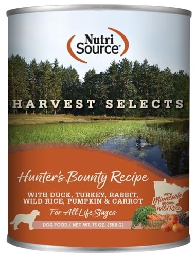 Nutrisource Harvest Selects Hunter's Bounty Recipe Canned Dog Food - 13 Oz - Case of 12