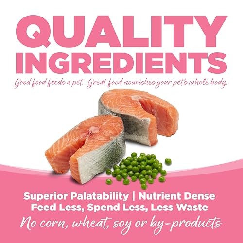 Nutrisource PureVita Grain-Free Limited Ingredient Small Bites Salmon and Peas Entrée Dry Dog Food - 12 Lbs