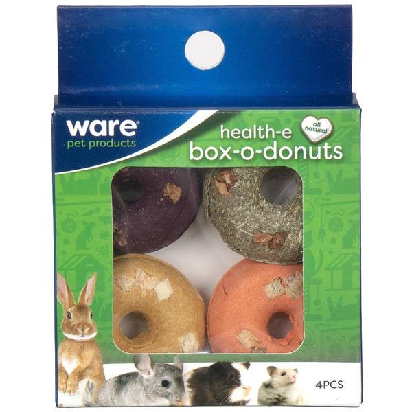 Ware Health-E Box-O-Donuts Small Animal Treats - 4 Pack