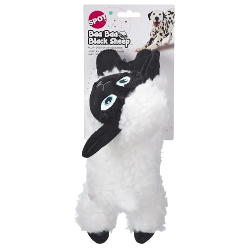 Ethical SPOT Baa Baa Black Sheep Fleece Squeak and Plush Dog Toy - 11 Inch Default Title