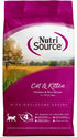 Nutrisource Chicken and Rice with Wholesome Grains Kitten and Cat Dry Food - 4 Lbs - Case of 8