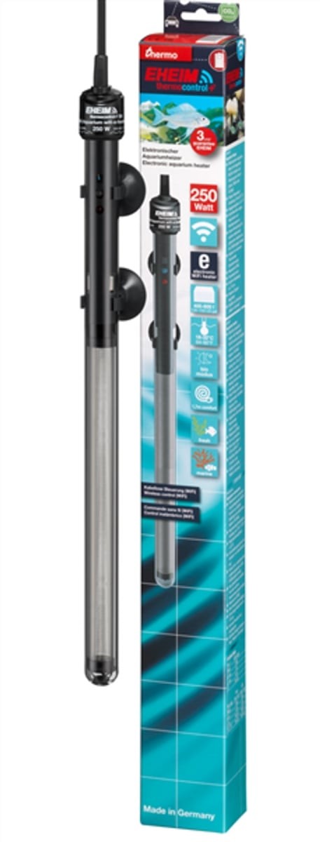 Eheim Thermocontrol+ E Wifi Controlled Submersible Aquarium Heater - 250 Watt