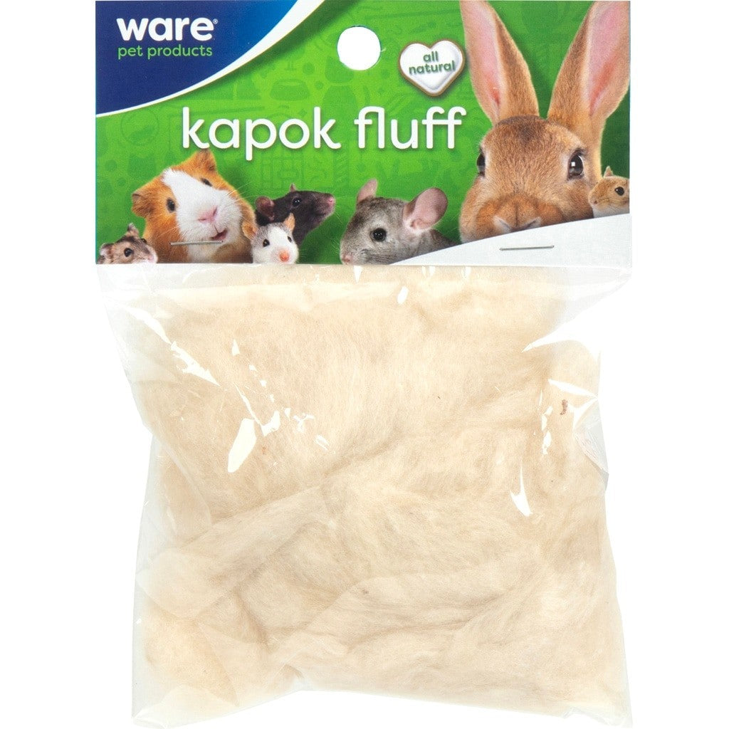 Ware Kapok Fluff and Ultra-Soft Small Animal Bedding - 2.5 Oz