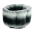 Arlee Sheba Quilted Rounded Cat Bed - Black