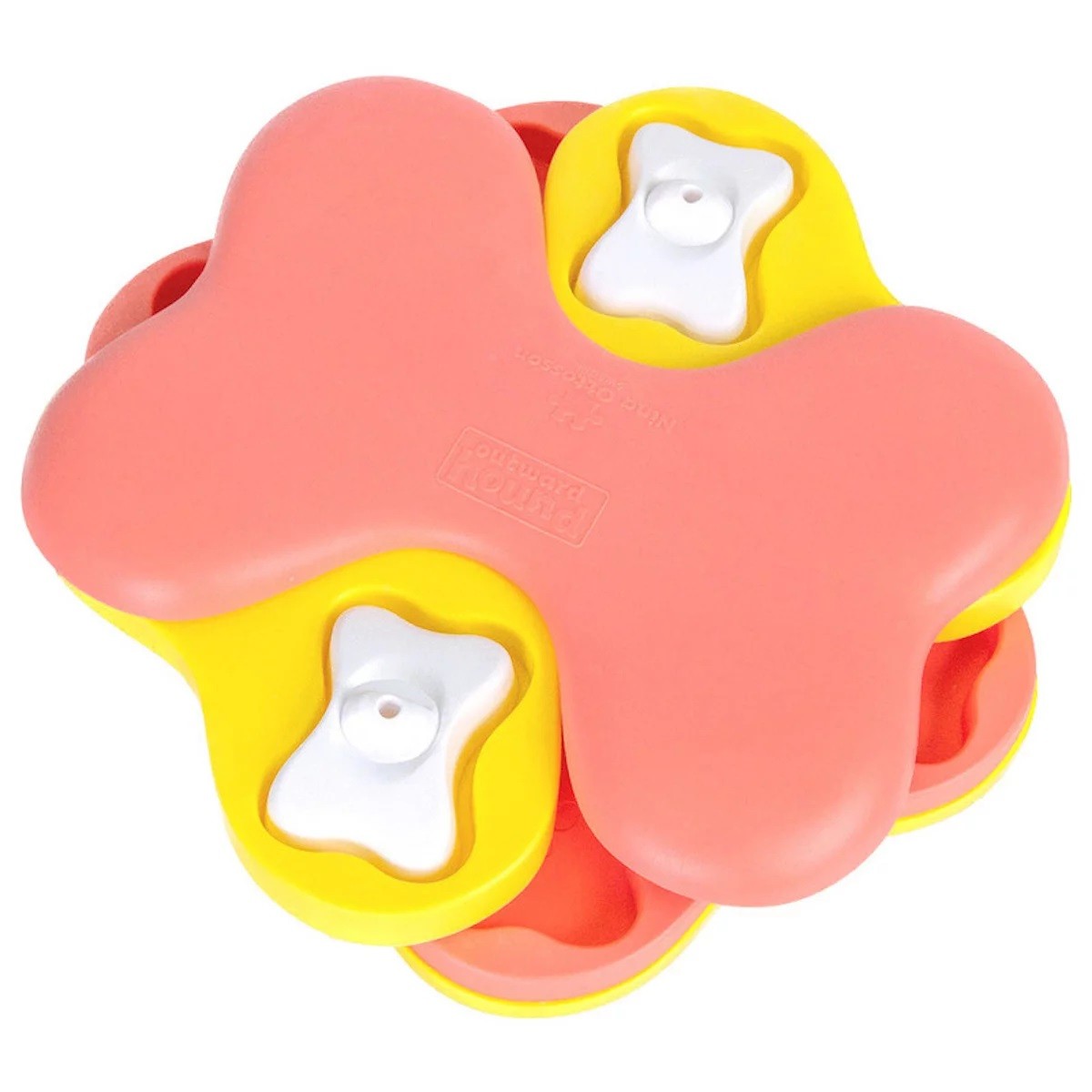 Outward Hound Nina Ottosson Tornado Interactive Treat Puzzle TPR Dog Toy - Pink - Small