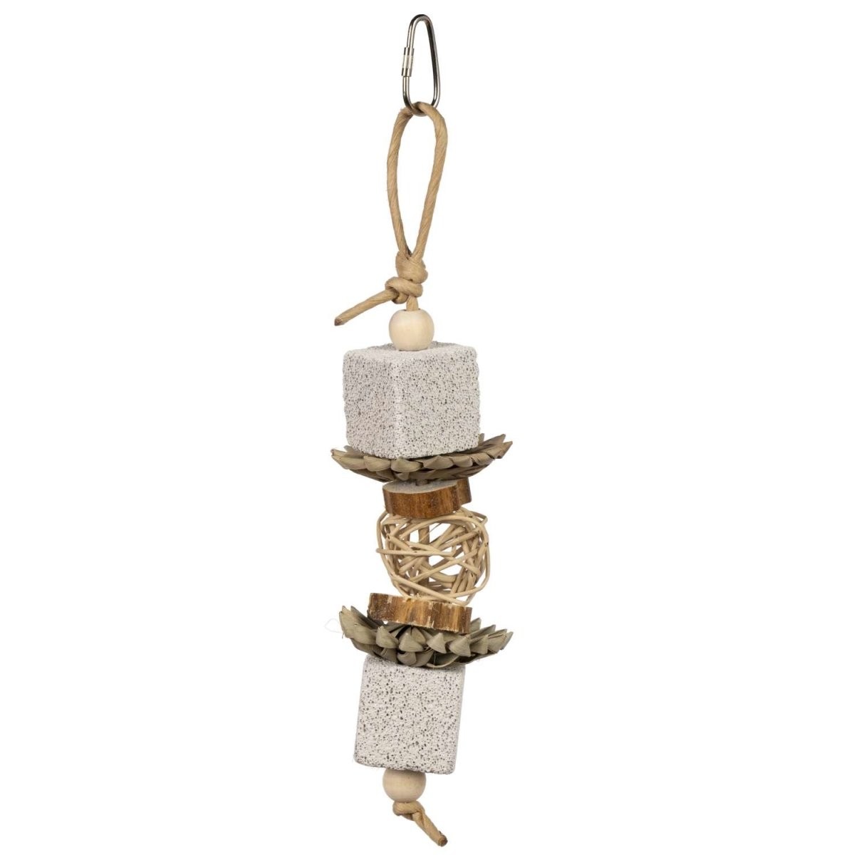 Prevue Pet Products Naturals Lava Crunchers Engaging and Hanging Chew Bird Toy Default Title