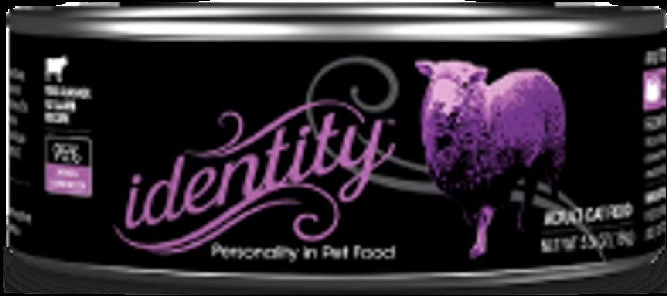 Identity 95% Free-Range New Zealand Lamb Canned Cat Food - 5.5 Oz - Case of 24