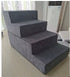 ARLEE Memory Foam 4-Step Pet Steps - Gray - L:28 X W:16 X H:22