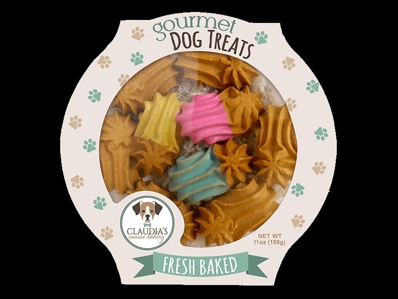 Claudia's Canine Bakery Goobers Peanut Butter Pastell Dog Biscuits - 11 Oz - 12 Pack