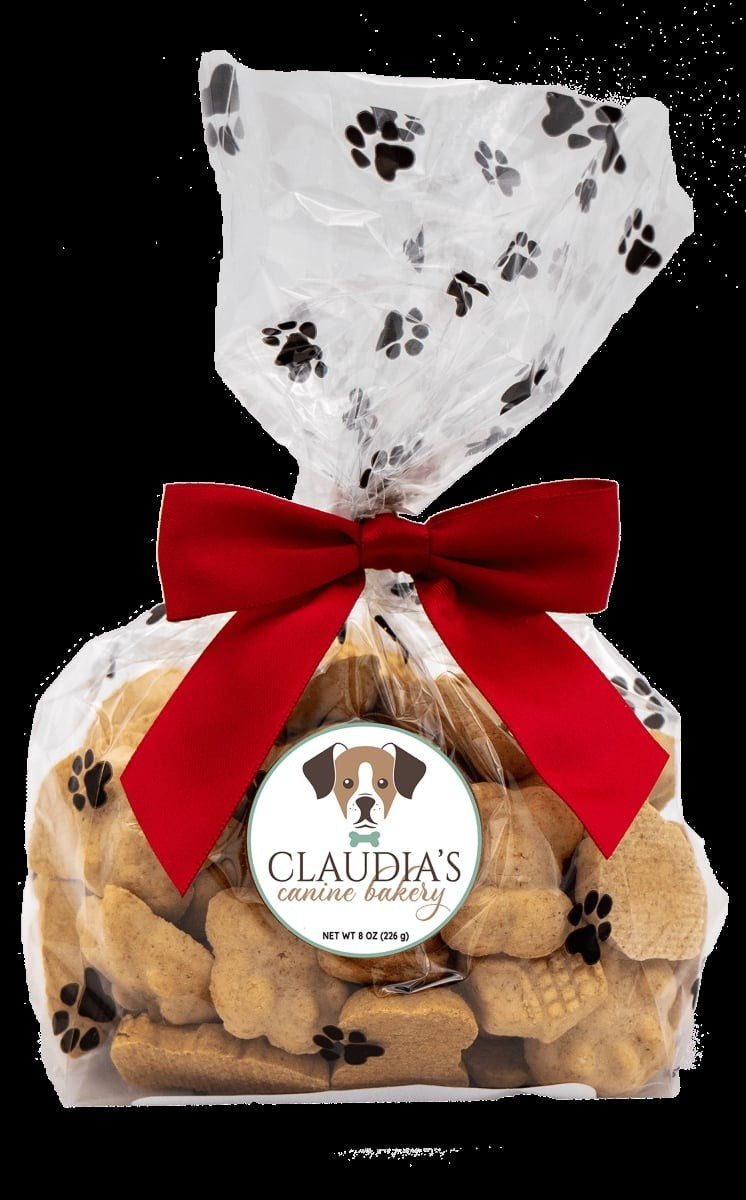 Claudia's Canine Bakery Grab Bag Biscuit Dog Treats - Small - 8 Oz - 6 Pack