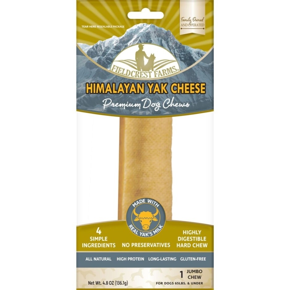 Fieldcrest Farms Himalayan Yak Cheese Soft and Chewy Dog Treat - Jumbo