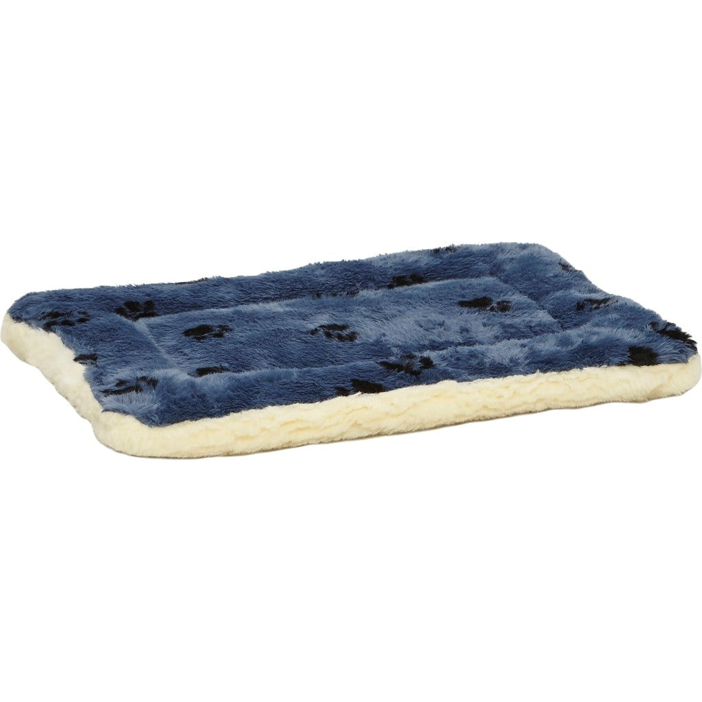 Midwest Homes Reversible Spotted Rectangular Dog Bed or Crate Mat - Gray - X-Small - L:22 X W:12 X H:2.4 Inch