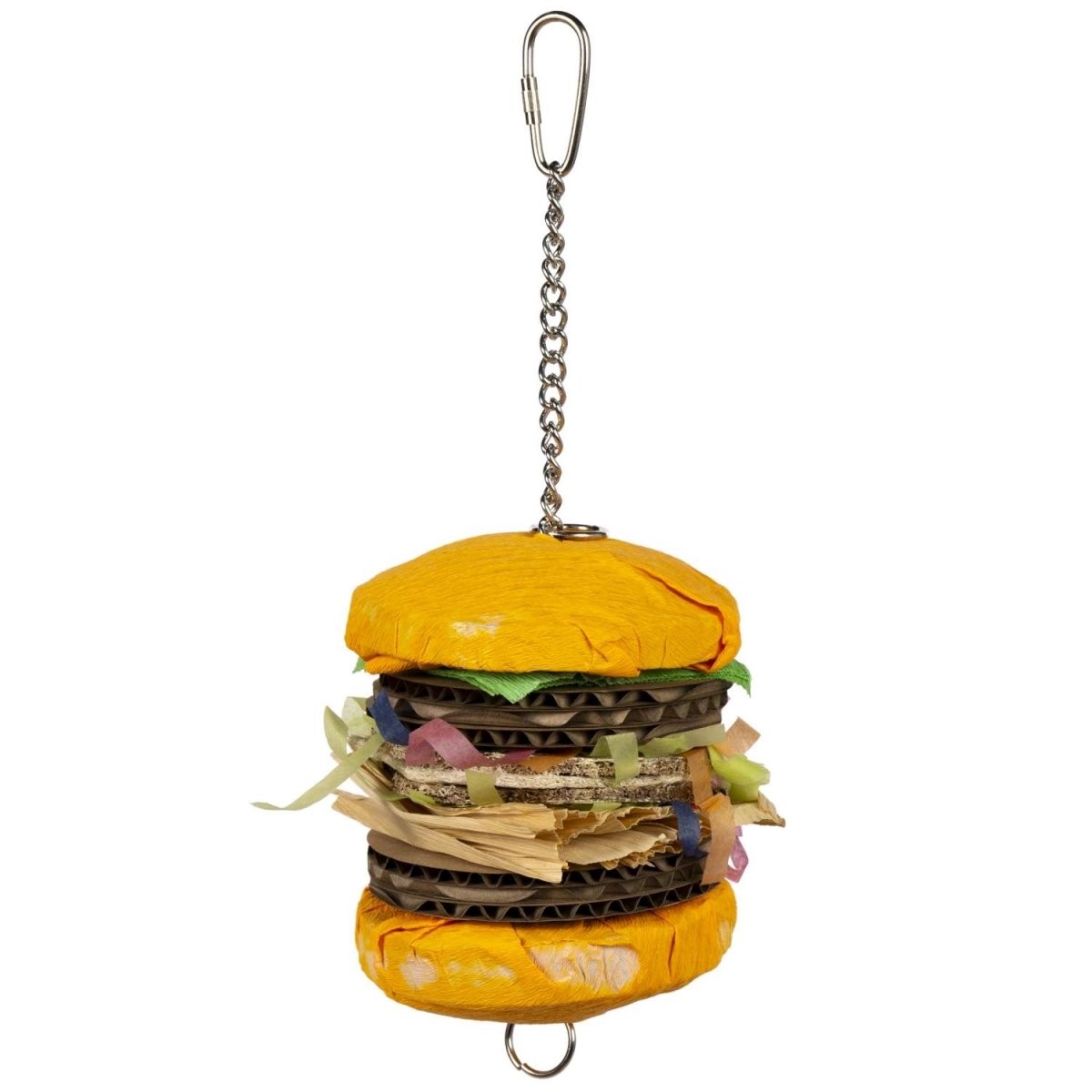 Prevue Pet Products Playfuls Patty Stack Forage and Engage Hanging Bird Toy Default Title