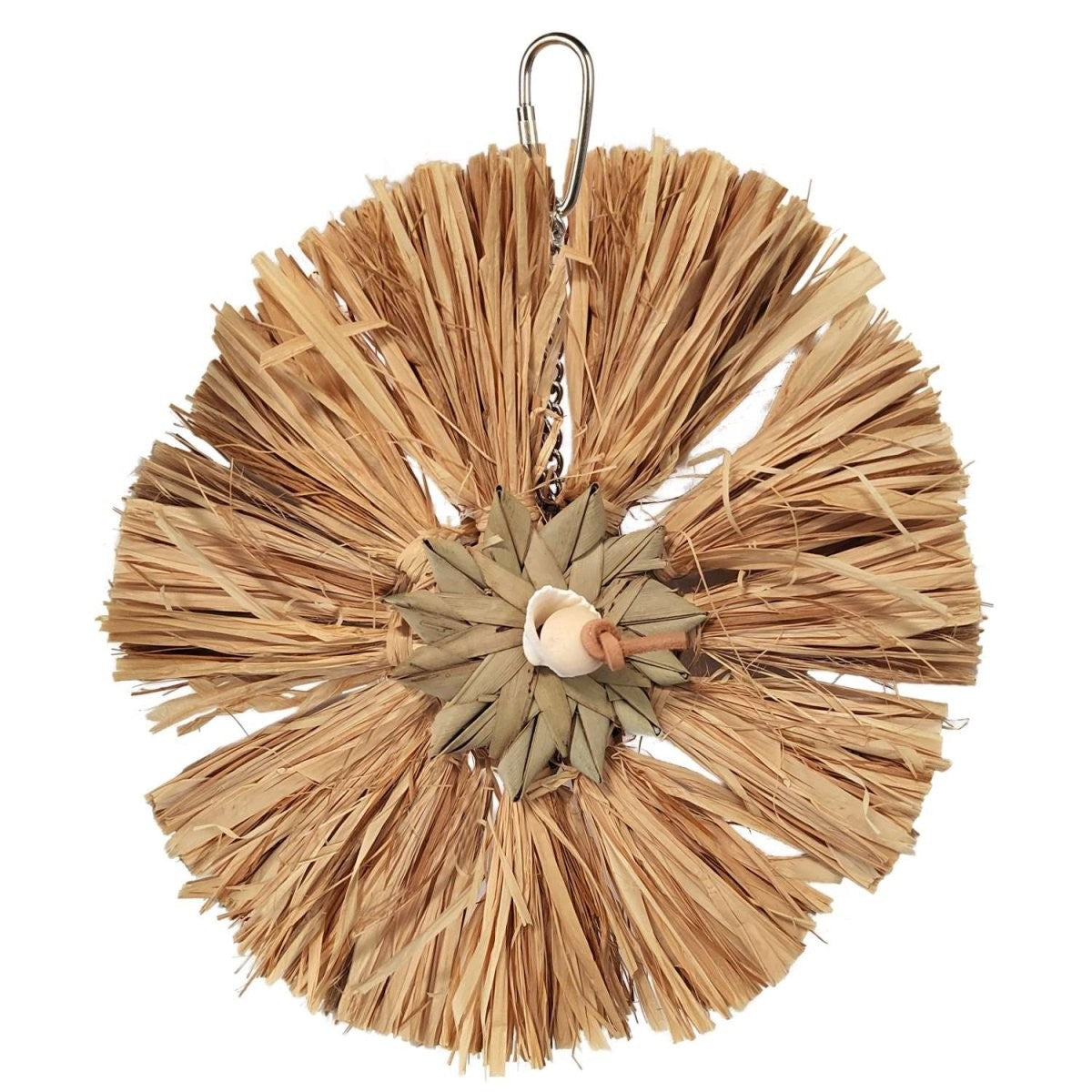 Prevue Pet Products Playfuls Raffia Round Hanging Bird Toy Default Title