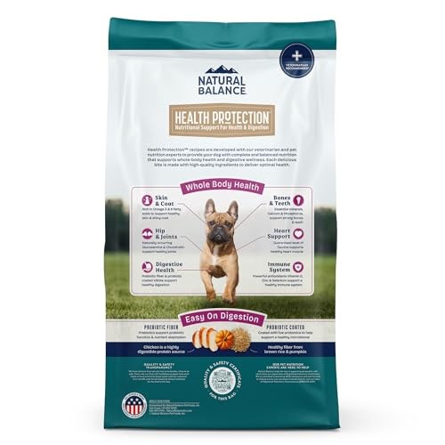 Natural Balance Health Protection Chicken Brown Rice Pumpkin Small-Breed Adult Dry Dog Food - 4 Lbs