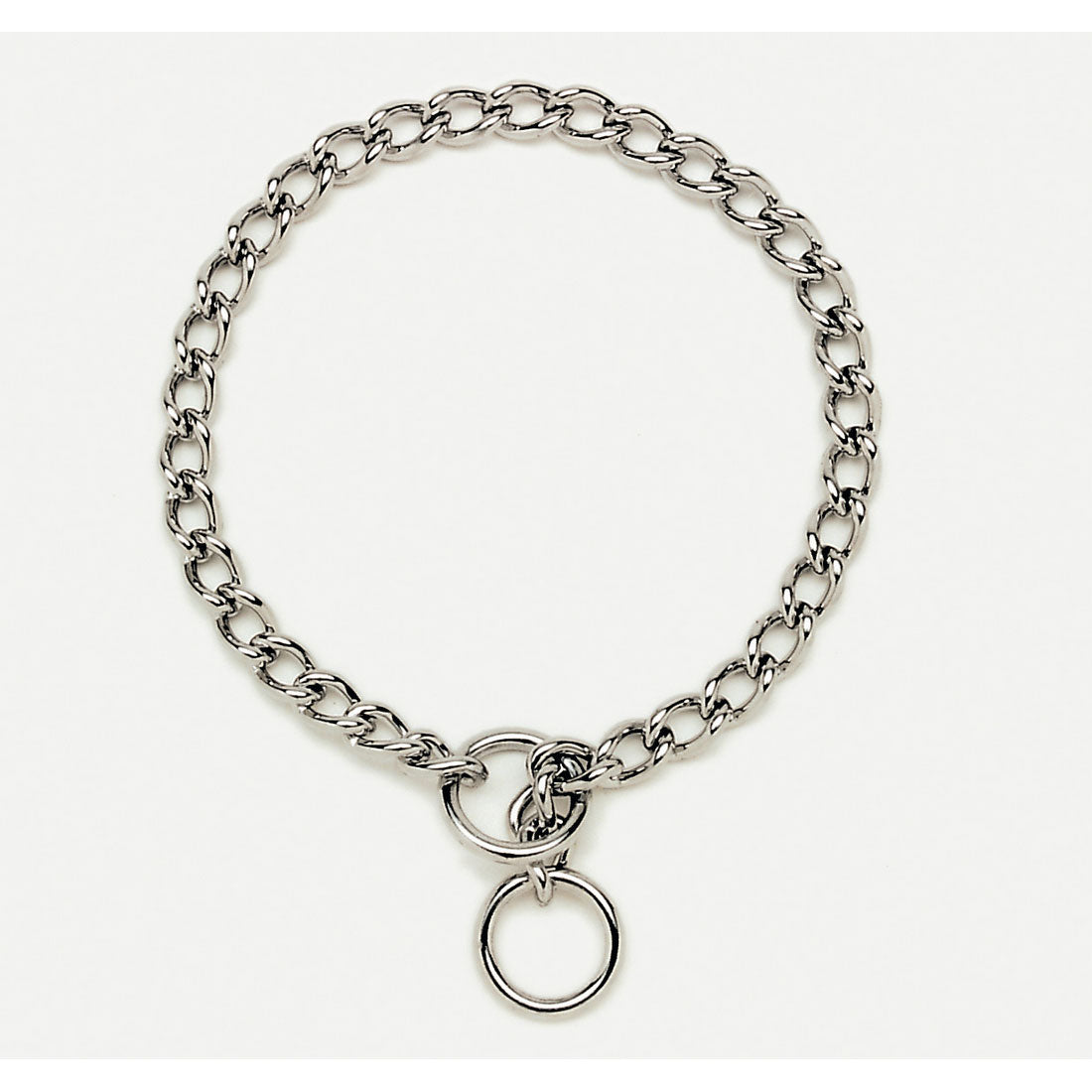 Coastal Titan Metal Choke Training Dog Collar - Chrome - L:20 Inch X W:2.5 MM