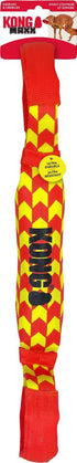 Kong Maxx Ballistic Tug Dual-Handle Puncture-Proof Dual-Layered Squeak and Nylon Plush Dog Toy - Large